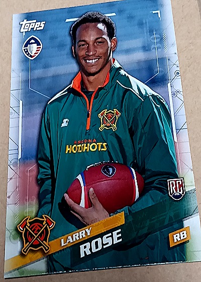 2019 Topps AAF #117 Larry Rose RC — front