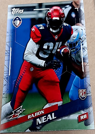2019 Topps AAF #74 Rajion Neal — front