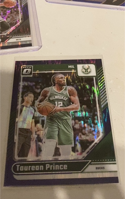 2024-25 Donruss Optic #5 Taurean Prince Milwaukee Bucks — front