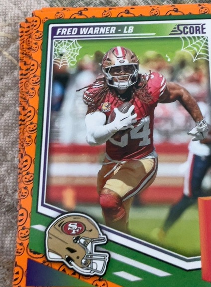 2025 Panini Score-A-Treat #118 Fred Warner — front