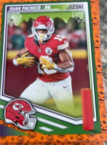 2025 Panini Score-A-Treat #278 Isiah Pacheco — front
