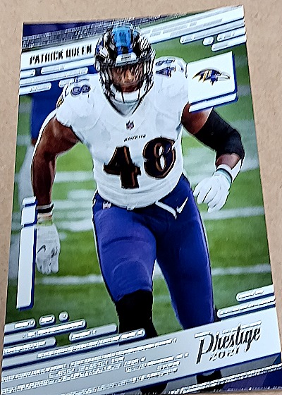2021 Panini Prestige #24 Patrick Queen — front