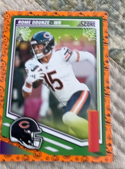 2025 Panini Score-A-Treat Rome Odunze Chicago Bears — front