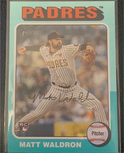 2024 Topps Heritage High Number #604 Matt Waldron — front