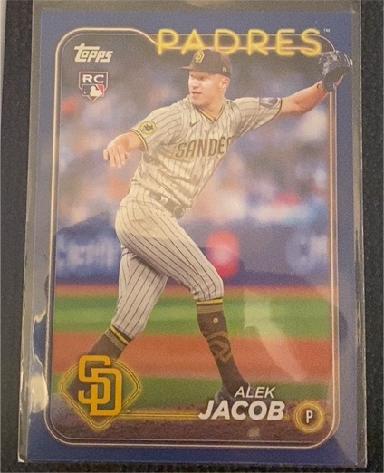 2024 Topps Update #US66 Alek Jacob — front