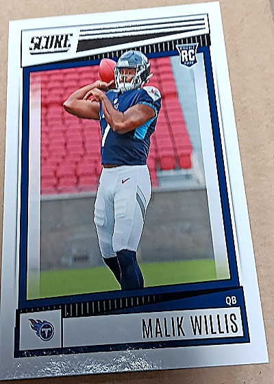 2022 Panini Score #305 Malik Willis — front