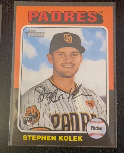 2024 Topps Heritage High Number #710 Stephen Kolek — front