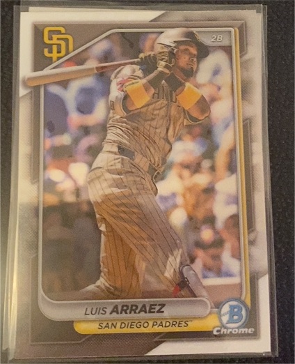 2024 Bowman Chrome #19 Luis Arraez — front