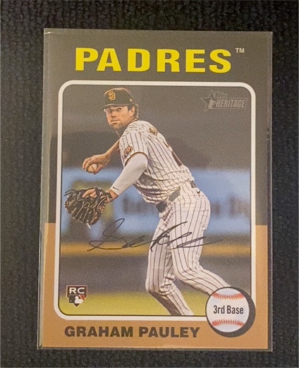 2024 Topps Heritage High Number #666 Graham Pauley — front