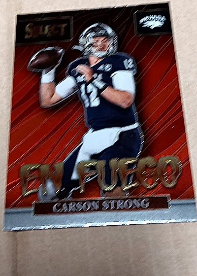 2022 Panini Select Draft Picks En Fuego #EN-CS Carson Strong — front