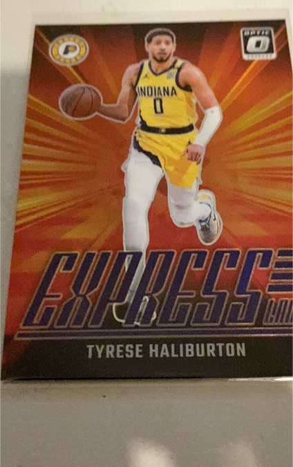 2024-25 Donruss Optic #25 Tyrese Haliburton Express Lane — front