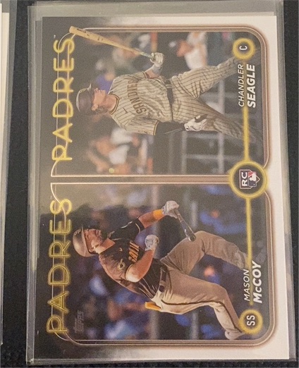 2024 Topps Update #US227 Chandler Seagle / Mason McCoy — front