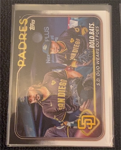 2024 Topps Update #US88 Bold Bats Fernando Tatis Jr. / Luis Arraez — front