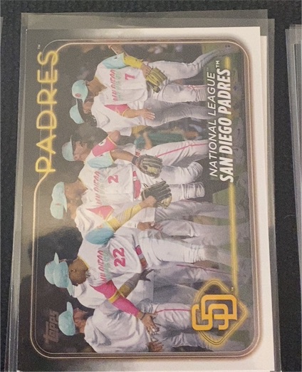 2024 Topps #2 San Diego Padres — front