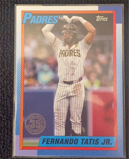 2025 Topps Series 1 1990 Topps #T90-81 Fernando Tatis Jr. — front