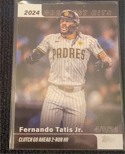 2025 Topps Series 1 Greatest Hits #GH-9 Fernando Tatis Jr. — front