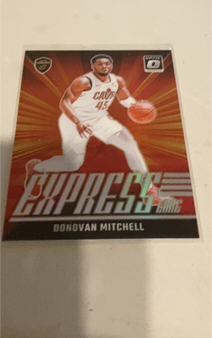 2024-25 Donruss Optic #12 Donovan Mitchell Express Lane — front