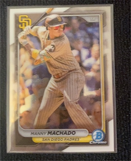 2024 Bowman Chrome #12 Manny Machado — front