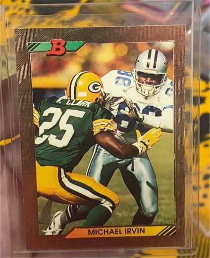 1992 Bowman #13 Michael Irvin — front