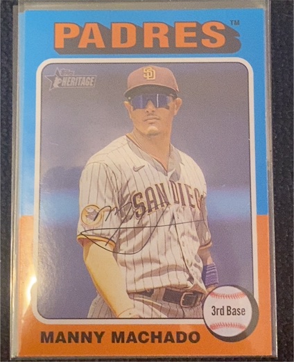 2024 Topps Heritage #175 Manny Machado — front