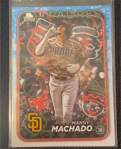 2024 Topps Holiday #H98 Manny Machado — front