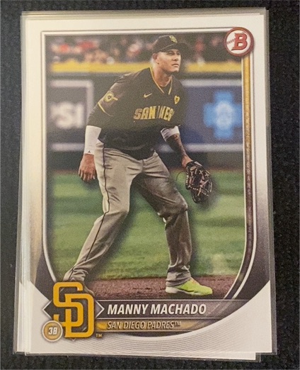 2025 Bowman #26 Manny Machado — front