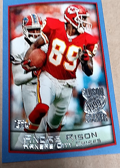 1999 Topps #8 Andre Rison Kansas City Chiefs — front