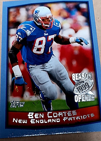 1999 Topps Season Opener #87 Ben Coates — back