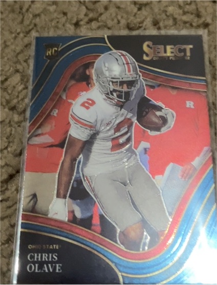 2022 Panini Select Draft Picks #105 Chris Olave Field Level — front