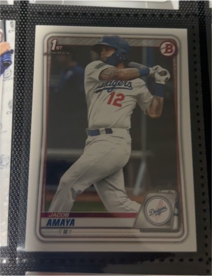 2020 Bowman 1st Edition #BP-3 Jacob Amaya — front