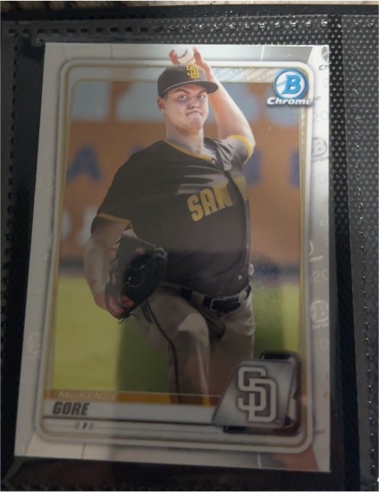 2020 Bowman Chrome #74 MacKenzie Gore — front