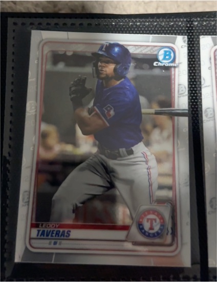 2020 Bowman Chrome Prospects #BCP-127 Leody Taveras — front