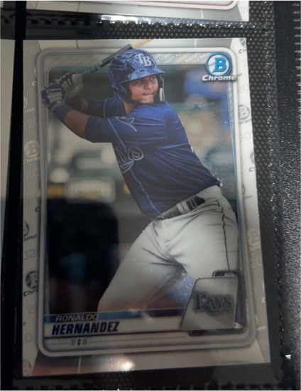 2020 Bowman Chrome Prospects #BCP-12 Ronaldo Hernandez — front