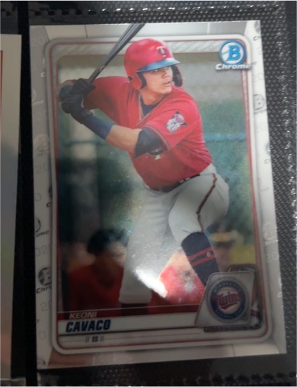 2020 Bowman Chrome Prospects #BCP-118 Keoni Cavaco — front