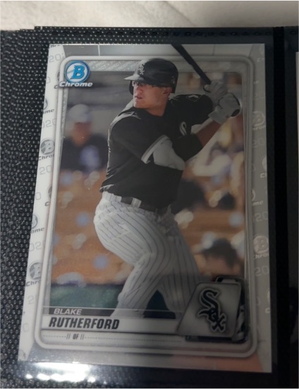 2020 Bowman Chrome Prospects #BCP-13 Blake Rutherford — front