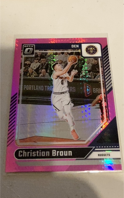 2024-25 Panini Donruss Optic #101 Christian Braun — front