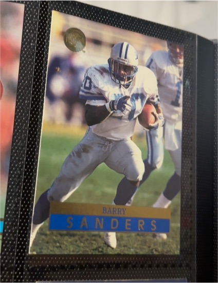 1991 Upper Deck #1 Barry Sanders — front