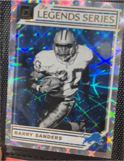 2019 Panini Donruss Legends Series #LS-9 Barry Sanders — front