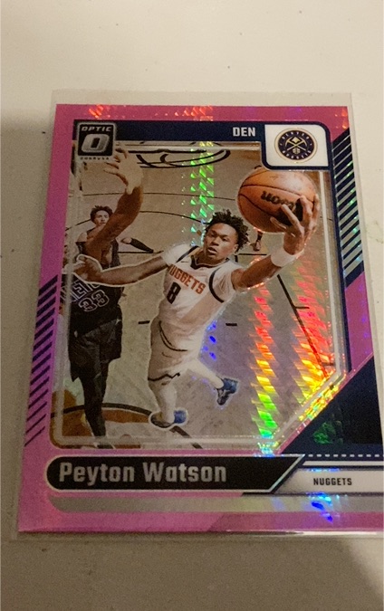 2024-25 Panini Donruss Optic #216 Peyton Watson — front
