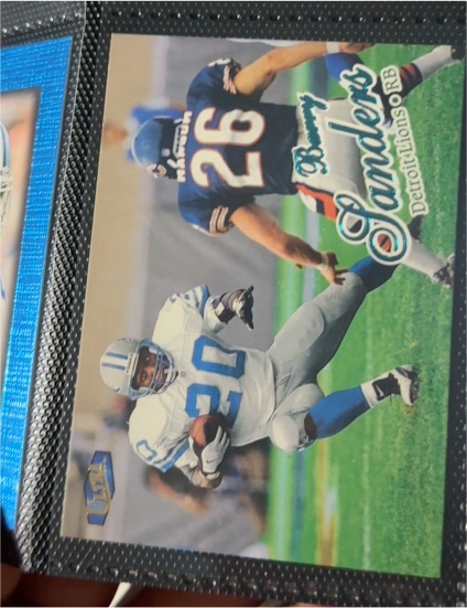 1998 Fleer Ultra #48SS Barry Sanders Sensational Sixty — front