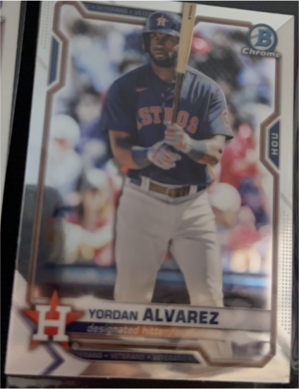 2021 Bowman Chrome #26 Yordan Alvarez — front