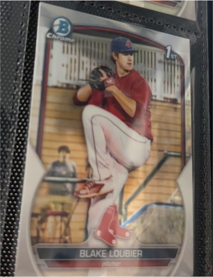 2023 Bowman Chrome #BCP-122 Blake Loubier — front
