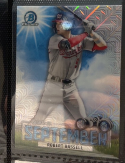 2023 Bowman Chrome #SOS-13 Robert Hassell III Sights on September — front