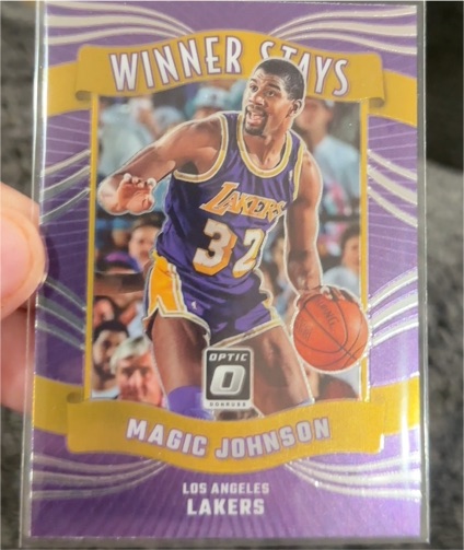 2023-24 Panini Donruss Optic #11 Magic Johnson Winner Stays — front