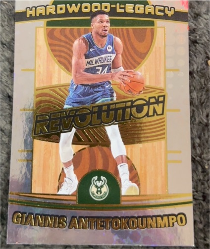 2024-25 Panini Revolution #6 Giannis Antetokounmpo Hardwood Legacy — front