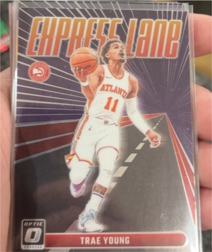 2023-24 Panini Donruss Optic #22 Trae Young Express Lane — front