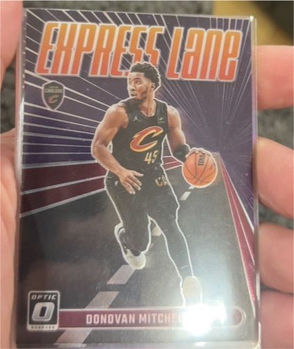 2023-24 Panini Donruss Optic #19 Donovan Mitchell Express Lane — front