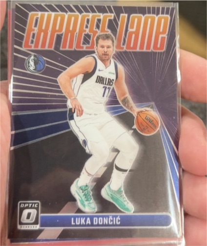 2023-24 Panini Donruss Optic Express Lane #13 Luka Dončić — front