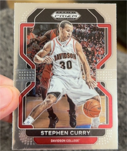 2022 Panini Prizm Draft Picks #45 Stephen Curry Davidson Wildcats — front