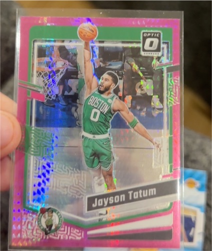 2023-24 Panini Donruss Optic #140 Jayson Tatum — front